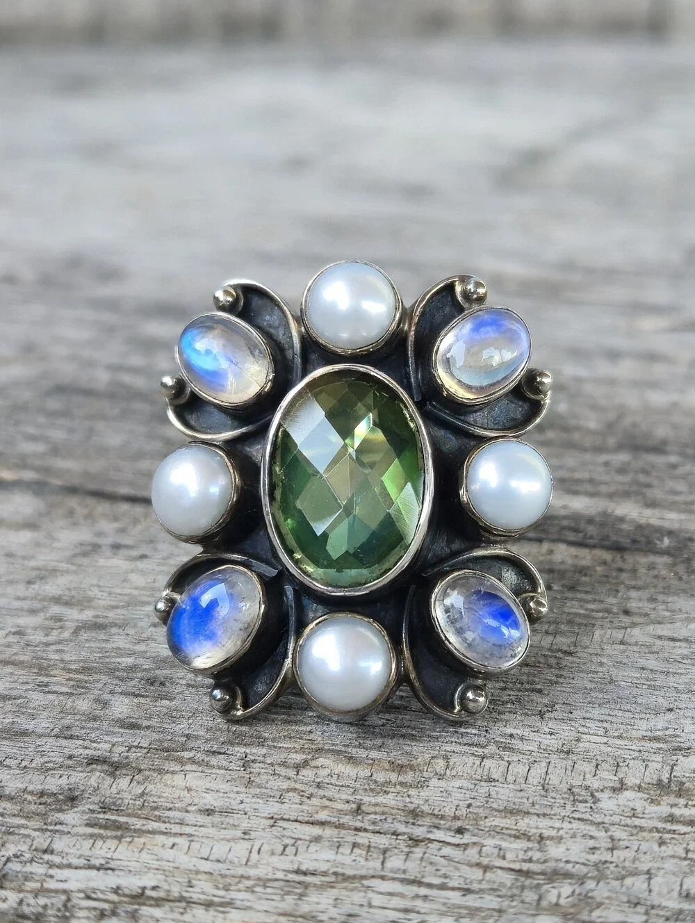 RAJ COLLECTION LIMITED EDITION Designer NICKY BUTLER Ring 925 Sterling Silver NB